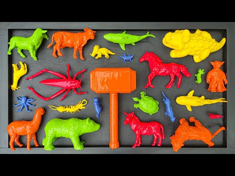 CLEANING: Cow, Elephant, Mammoth, Chimpanzee, Rabbit, Crocodile, Chicken, Duck, Snake, Kangaroo.