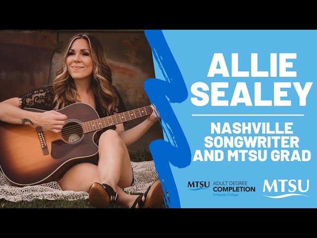 Nashville Singer/Songwriter Finishes College Degree at MTSU