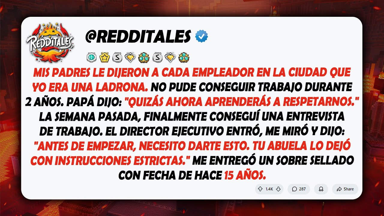 Mis padres le dijeron a cada empleador que yo era una ladrona. Mi abuela ya se había preparado para…