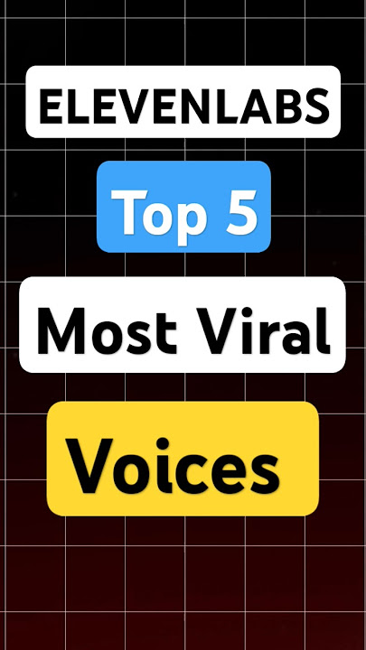 11Labs Top 5 Most Viral Voices | Elevenlabs most popular voice | Elevenlabs best voice settings | Ai