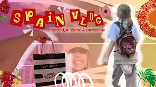 🇪🇸SPAIN TRAVEL VLOG // Madrid, Alicante & Barcelona🌞 Wealth