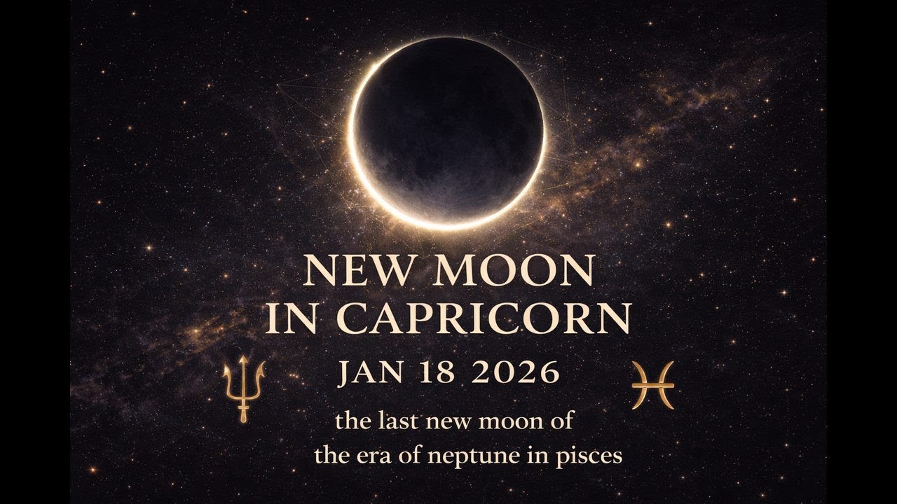 new moon in capricorn jan 18 2026 - YouTube