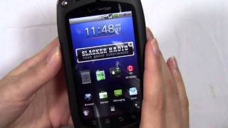 Casio G'zOne Commando Review Part 1 Verizon Casio G Zone Comando Review Under Water