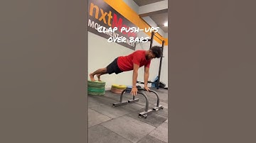 Clap push-ups on parallel bars, shoulder mobility and strength #strength #mobility #shoulderworkout