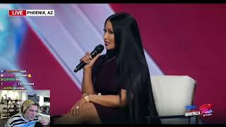 Nicki Minaj Says Something Crazy To Erika Kirk Live On Stage