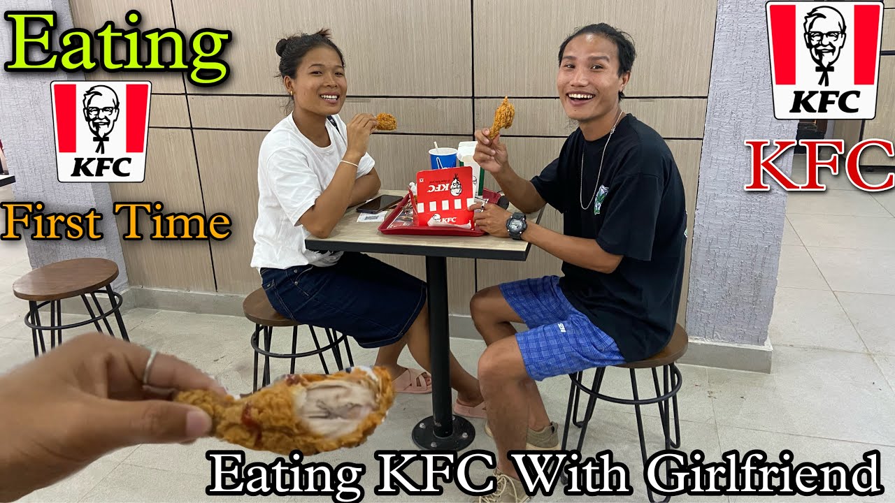 Jerry and I Ate KFC For First Time at Itanagar Eating KFC With Wife