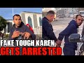 FAKE TOUGH KAREN GETS ARRESTED | Instant Karma Compilation | First Amendment Audit