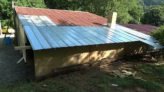 Garage Renovations Part 5:  Cement And The Roof Are Done!
