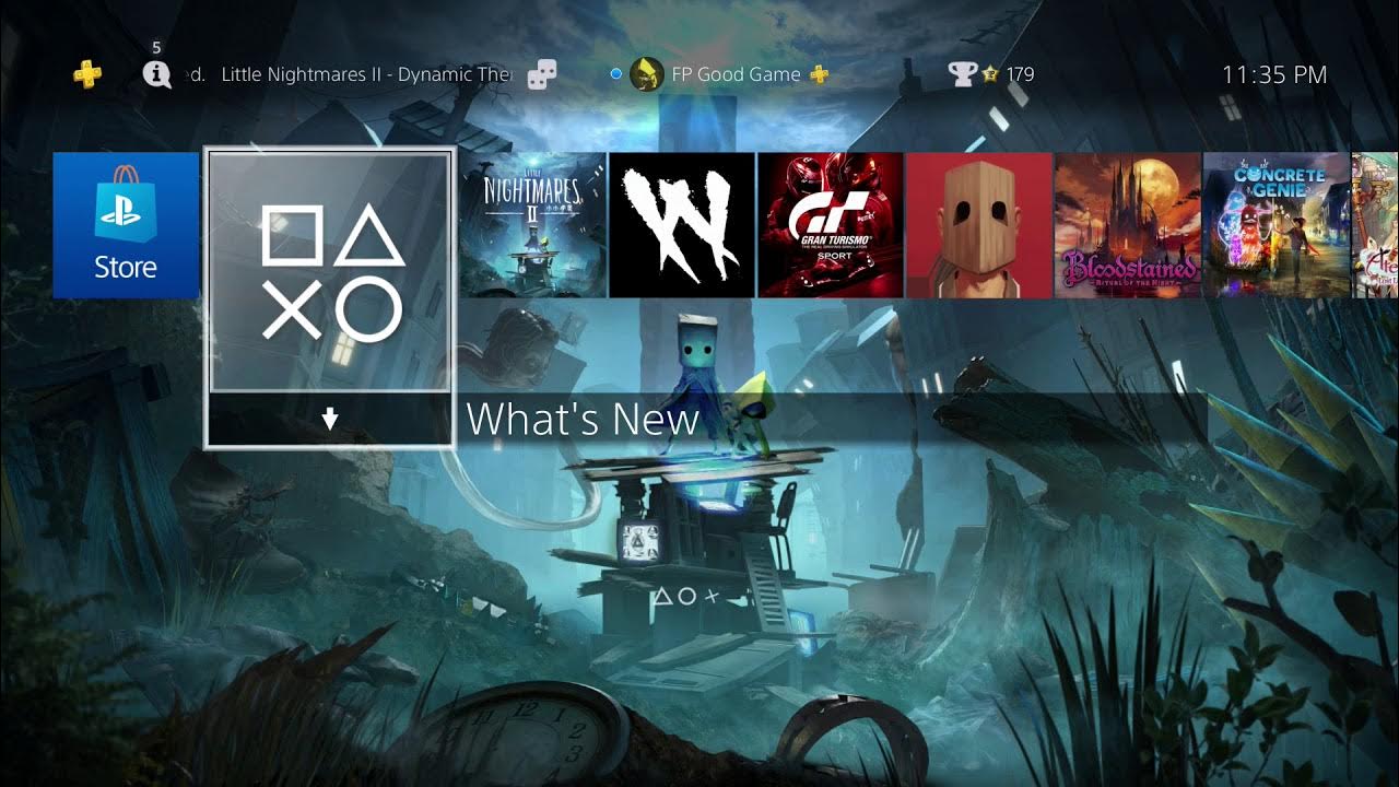 Little nightmare 2 - Dynamic Theme PS4 