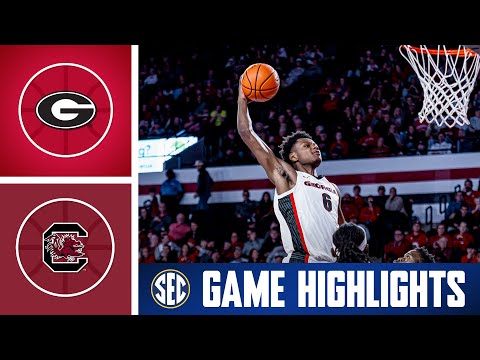 Georgia Bulldogs at South Carolina Gamecocks | Game Highlights | 2026 SEC Men's Basketball