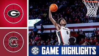 Georgia Bulldogs at South Carolina Gamecocks | Game Highlights | 2026 SEC Men's Basketball