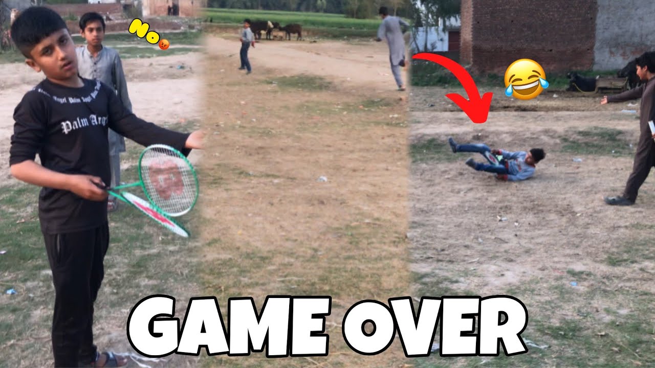 Game Over 😂🏸 | Badminton Mein Zabardast Girna!