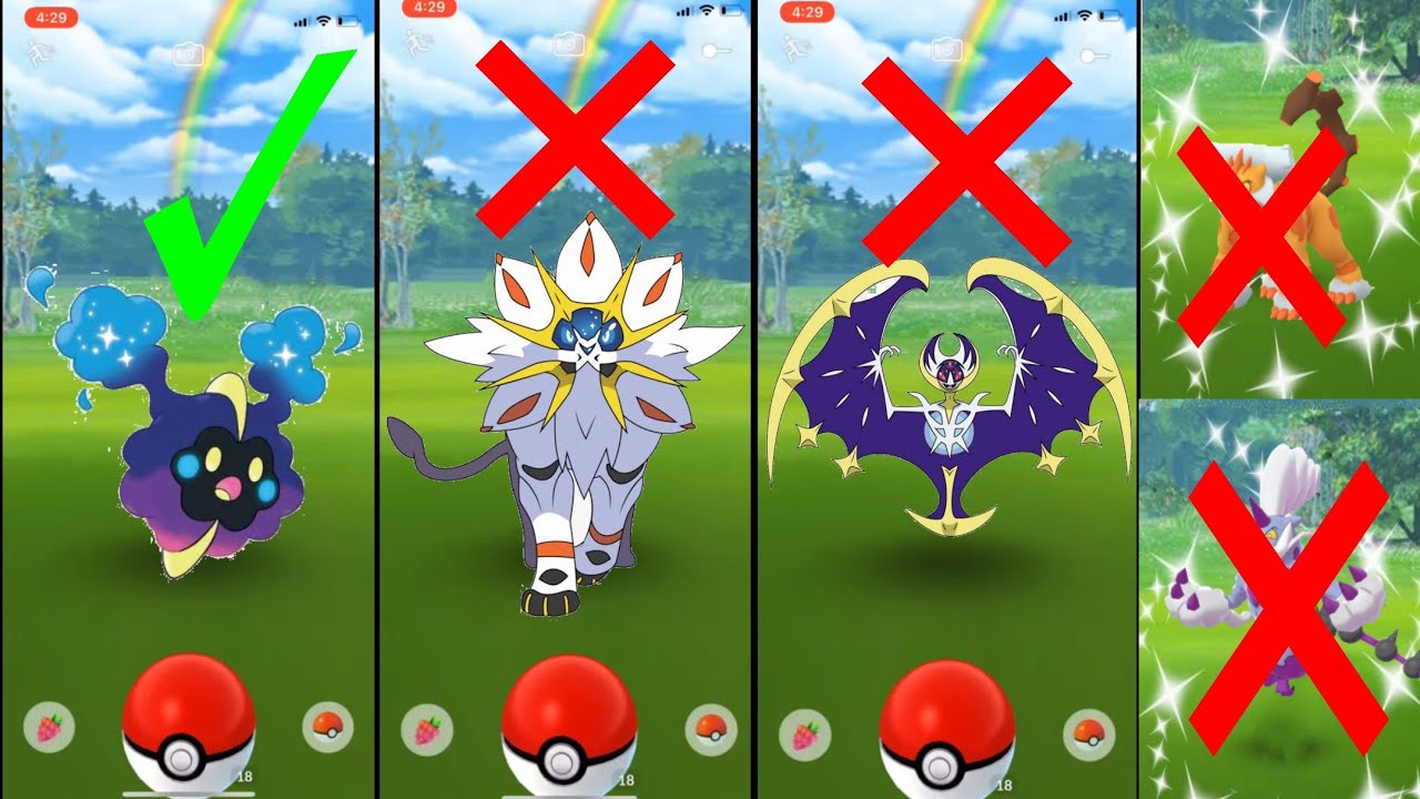 Surprise Pokemon in Pokemon go | Gen 7 legendary in Pokemon go | Cosmog