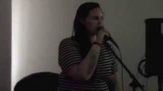 Cold Waste & Julie Karr cover Cocteau Twins on July 10, 2015 at Gallery Protocol, Gainesville, FL