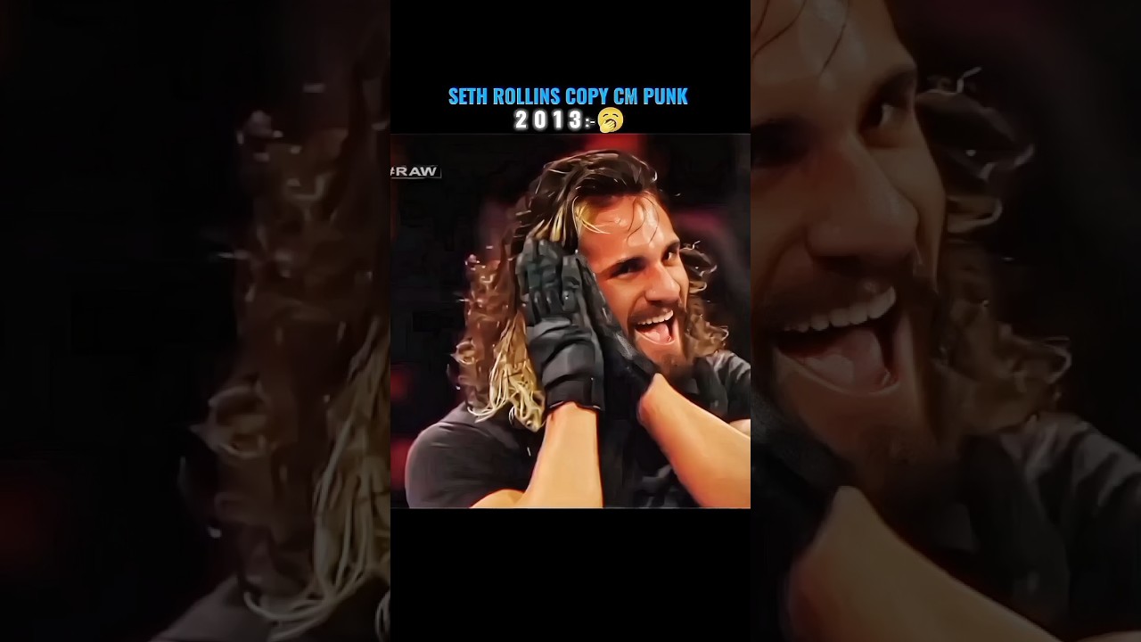 Seth Rollins Copy Cm Punk 2013🥱 | But CM Punk Revenge 2025  | Goat Roman Edit 