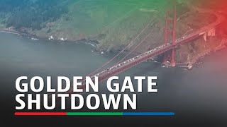 Pro-Palestinian protest shuts down Golden Gate Bridge in San Francisco for hours | ABS-CBN News