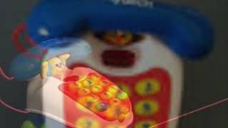 1997/1998 VTech Little Smart Pull N’ Play Phone Button 1