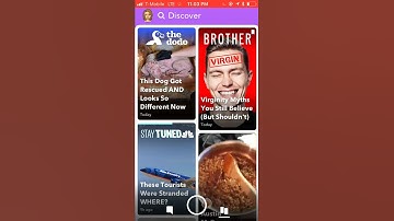 Snapchat Media Scrolling