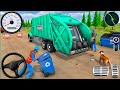 Garbage Trash Truck Realistic Simulator 3D - City Road Garbage Dumper Truck Games - Android GamePlay