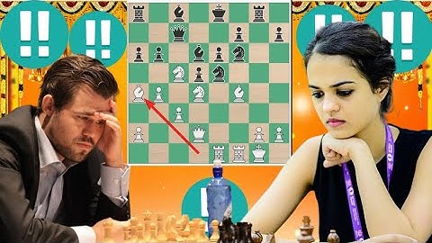 Creative Magnus Carlsen vs Tania Sachdev 69