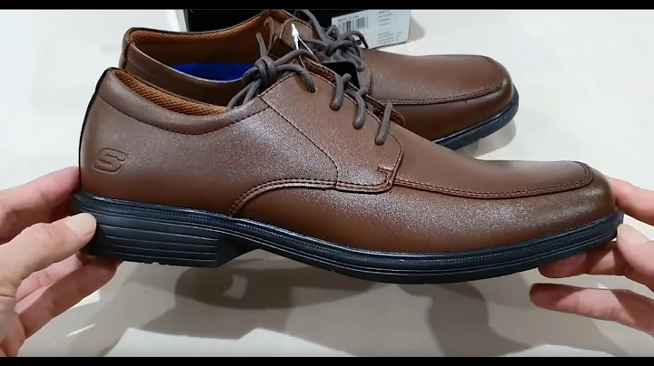 Unboxing SKECHERS CASWELL RELAXEDFIT OXFORD FORMAL...