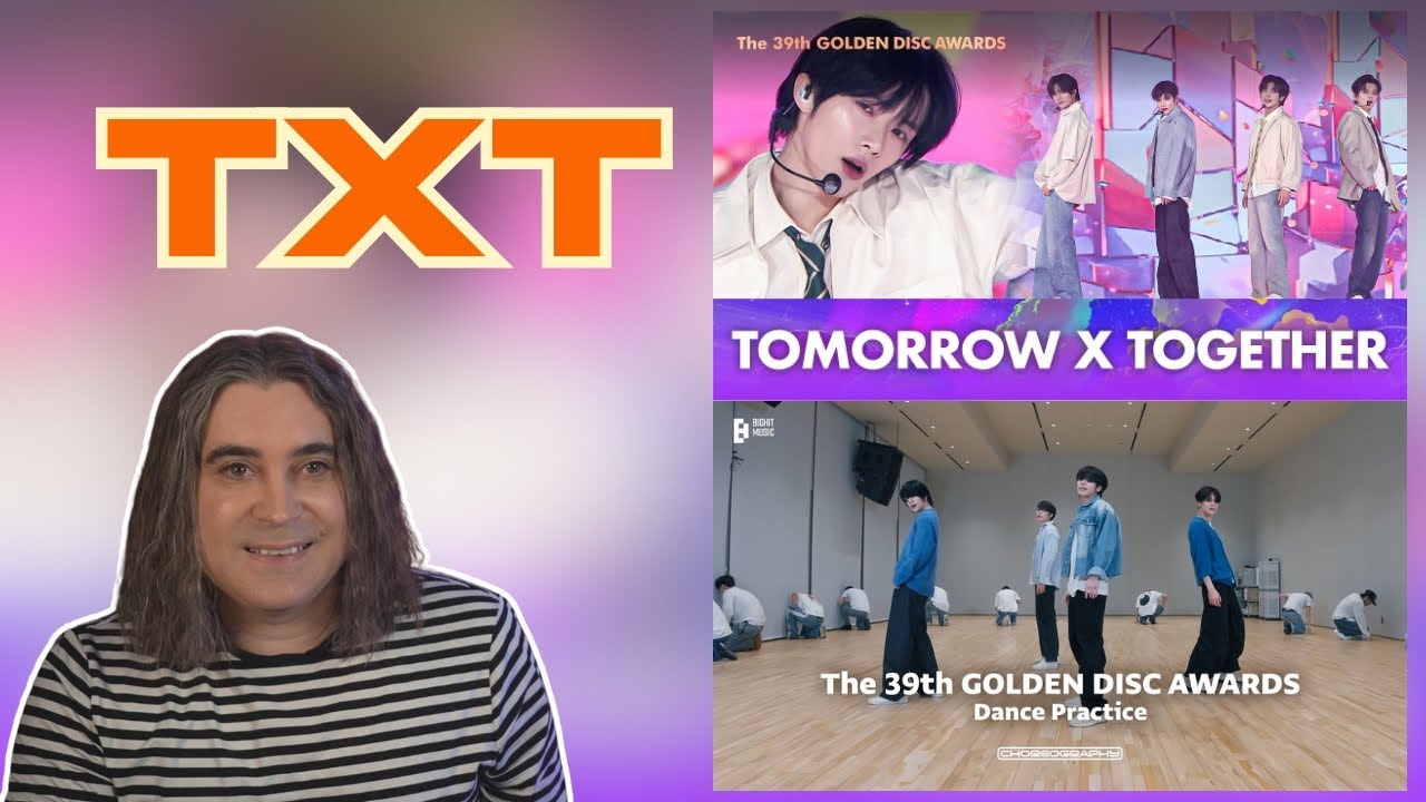Reacting to TXT Golden Disc Awards 2025 performance & dance practice!