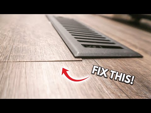 How To Fix Uneven & Loose Laminate, Vinyl (LVP) And Engineered Floors DIY Tutorial Tips and Tricks!