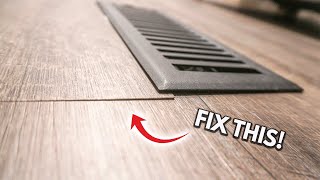 How To Fix Uneven & Loose Laminate, Vinyl (LVP) And Engineered Floors DIY Tutorial Tips and Tricks!