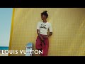 Jaden smith at the womens cruise 2025 show in barcelona  louis vuitton