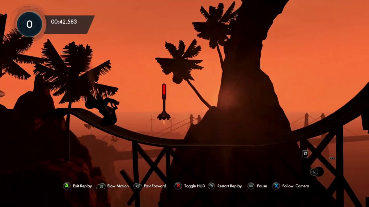 Trials Fusion Sunrise Dash  #1 on Leaderboards Platinum Medal controller movement Cactus Challenge