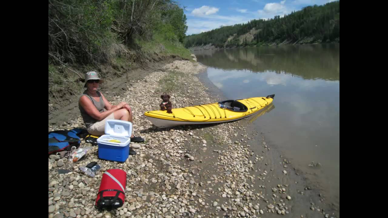 Kayak North Saskatchewan River.mp4 YouTube