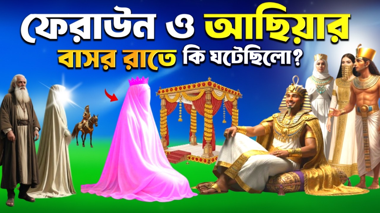 ফেরাউনের সাথে বিবি আছিয়ার বিয়ের রাতে কী ঘটেছিল? ফেরাউনের করুণ পরিণতি! | ইসলামিক কাহিনী