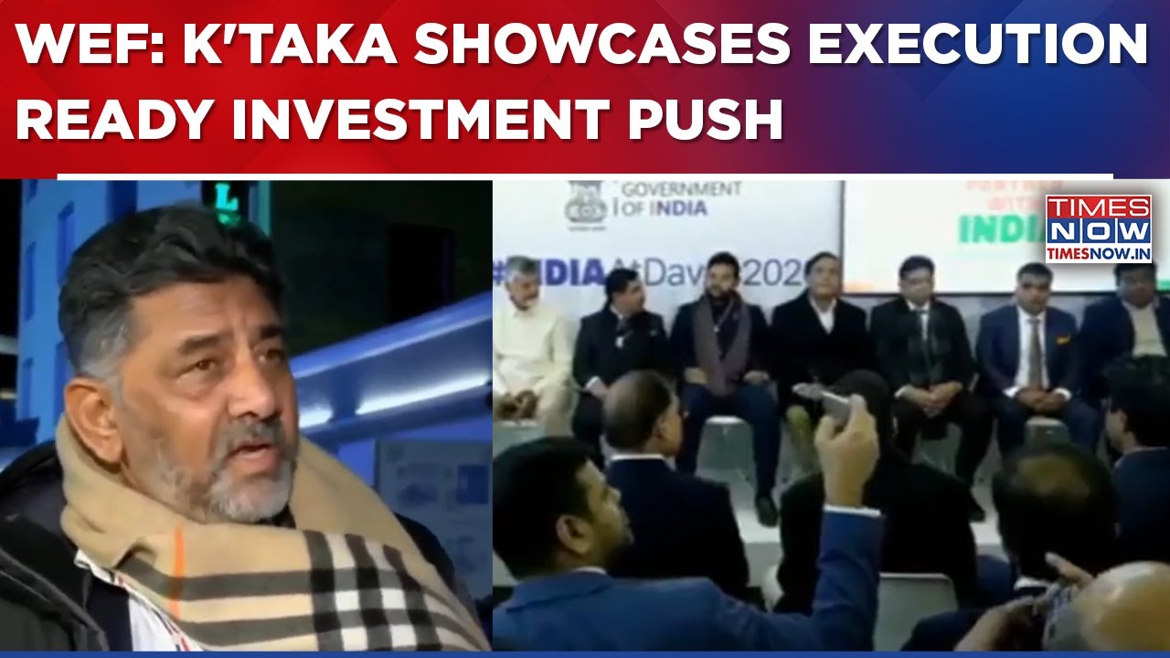 WEF 2020: Karnataka Signals Execution Ready Status, Offers Faster Investment Path To Investors