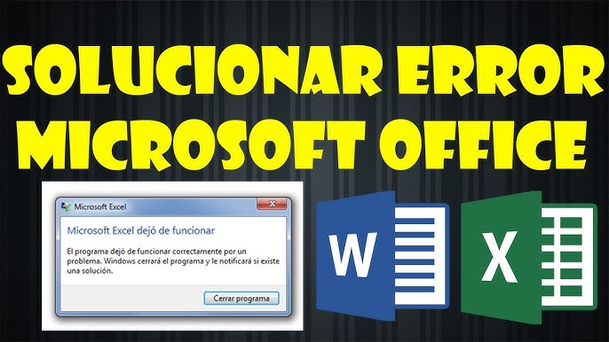 Solucionar El Problema Microsoft Office 2013 Dejó De Funcionar - YouTube