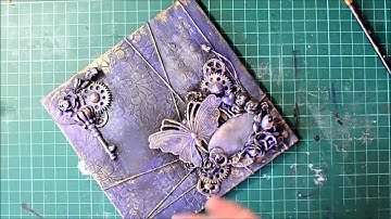 Mixed Media Canvas.  Step by step tutorials
