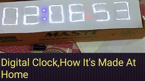 Ic 4026 used digital clock