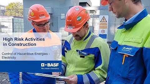 Hazardous Energies - Safety Campaign for High-Risk Activities on Construction Sites