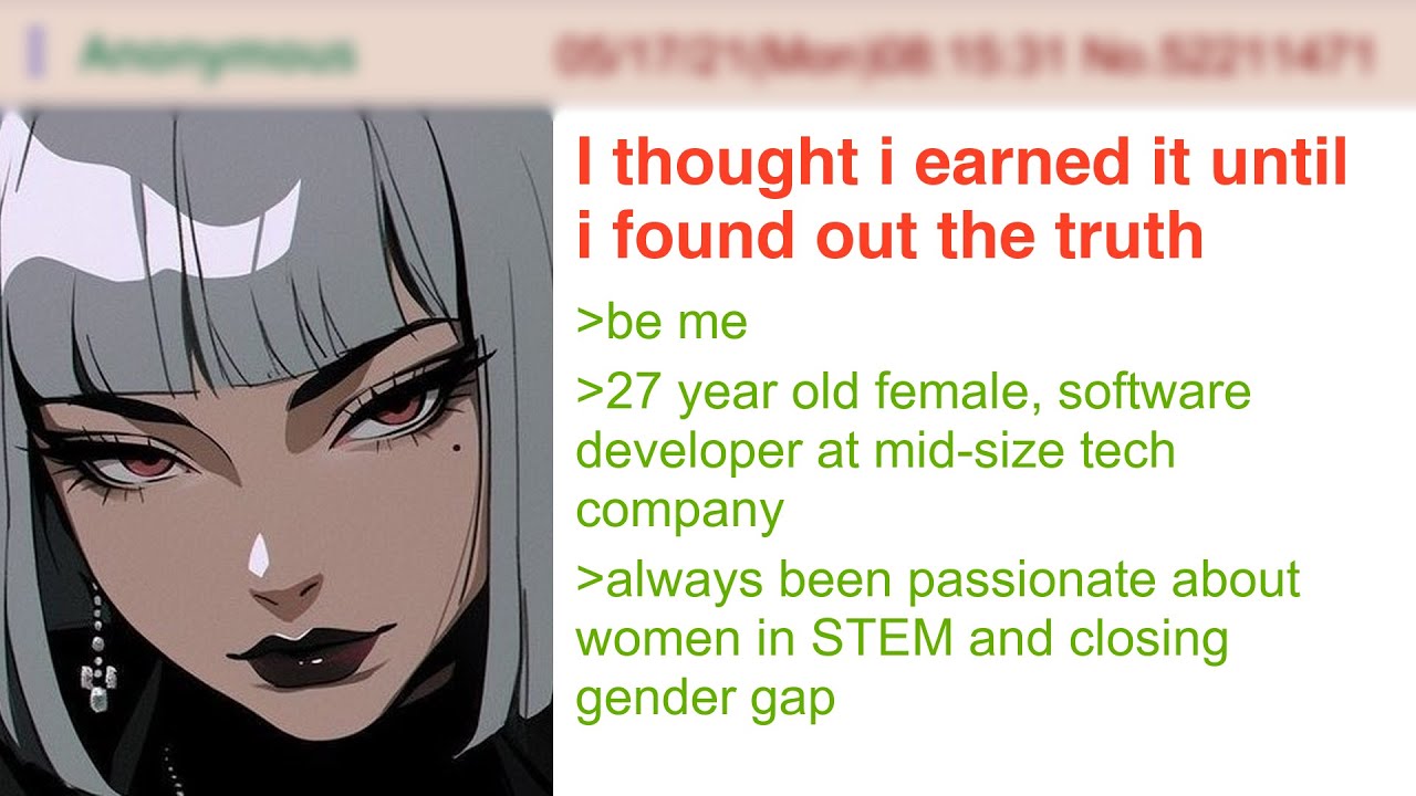 Феминистка продвигается выше мужчин — ЧУВСТВУЕТ СЕБЯ ВИНОВНЫМ | Истории 4Chan Greentext