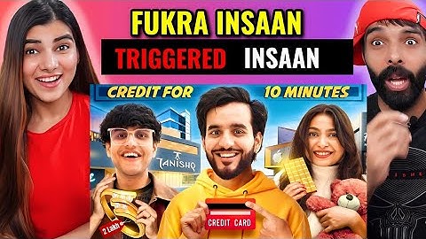 I Gave my CREDIT card to Nischay & Ruchika BUT only 10 minutes to SPEND | Fukra Insaan Reaction