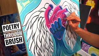POETRY THROUGH  BRUSH FROM THE HEART OF FREEDOM By I Draw My Passion screenshot 5