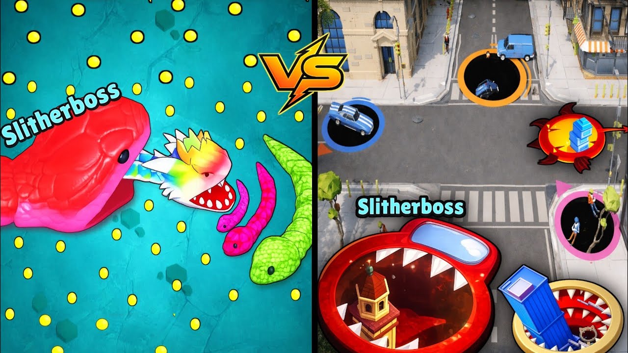 SNAKE CLASH.IO 🆚 HOLE.IO — MAX LEVEL GAMEPLAY BATTLE TO DECIDE THE ULTIMATE IO GAME!🔥#227