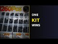 1260-Piece M2-M4 Bolt Kit: Every Size You'll Ever Need 🔧