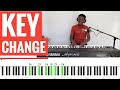 Key change Piano gospel