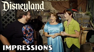 Wendy and Peter Pan's Jaw Dropped - Disneyland Halloween Impressions