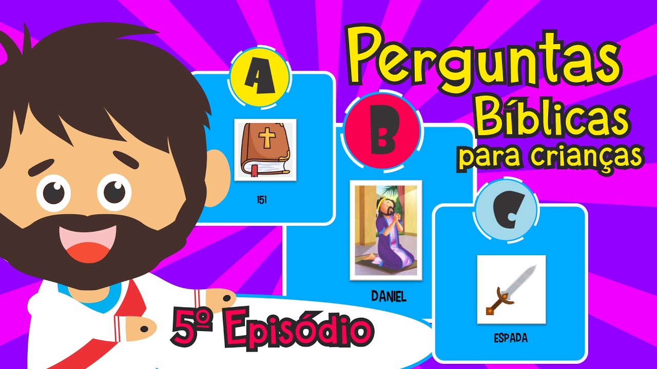 Jogo de Perguntas e Respostas Bíblicas para Crianças (3° Episódio) Conexão  Alegria 