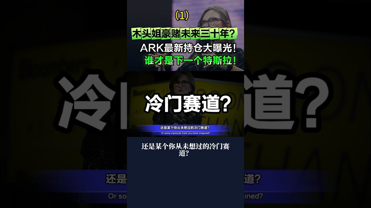 木头姐豪赌未来三十年？ARK最新持仓大曝光！AI、区块链、生物科技，谁才是下一个特斯拉！（1） - YouTube