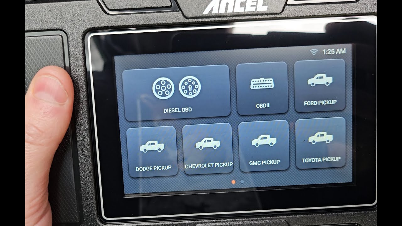 ANCEL HD3500 Pro Pickup Truck OBD2 Scanner - YouTube