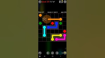 How To Solve Flow Free Bridges Challenge Pack Level 39 7x7 Board Walk Through Solution Walkthrough