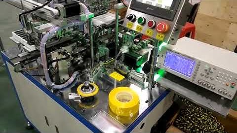 EE core assembly, taping & testing machine WM -948CATB. newwinhk@hotmail.com
