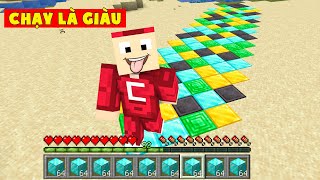 Minecraft Nhưng Càng Đi Càng Giàu